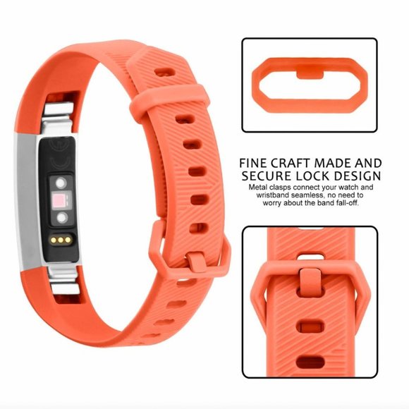 NEW Band for FitBit Alta / Alta HR - ORANGE - size Large - Picture 4 of 6